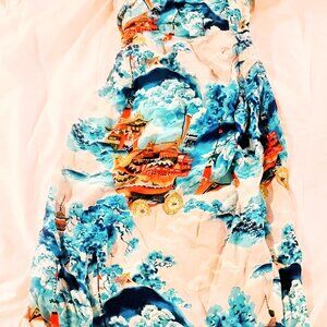 Antique Hawaiian Dress 1930's Authentic Signed by Kuhio